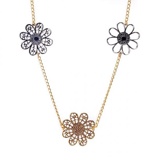 Coach Flowers Gold Necklaces ALP Coach Flowers Gold Necklaces ALP